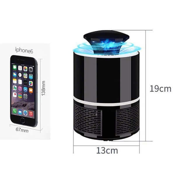 Đèn bắt muỗi hình trụ