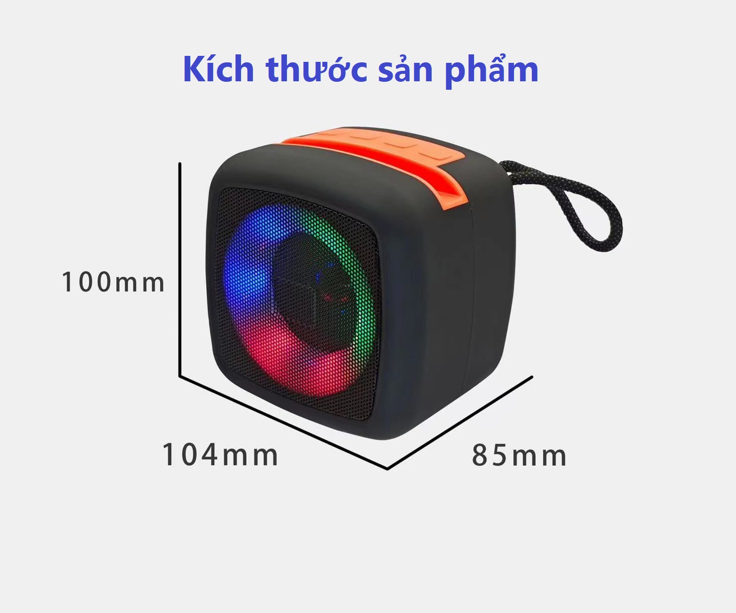 Loa Bluetooth LED X-911