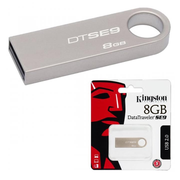 USB Kingston SE9 móc khóa nhôm 8GB