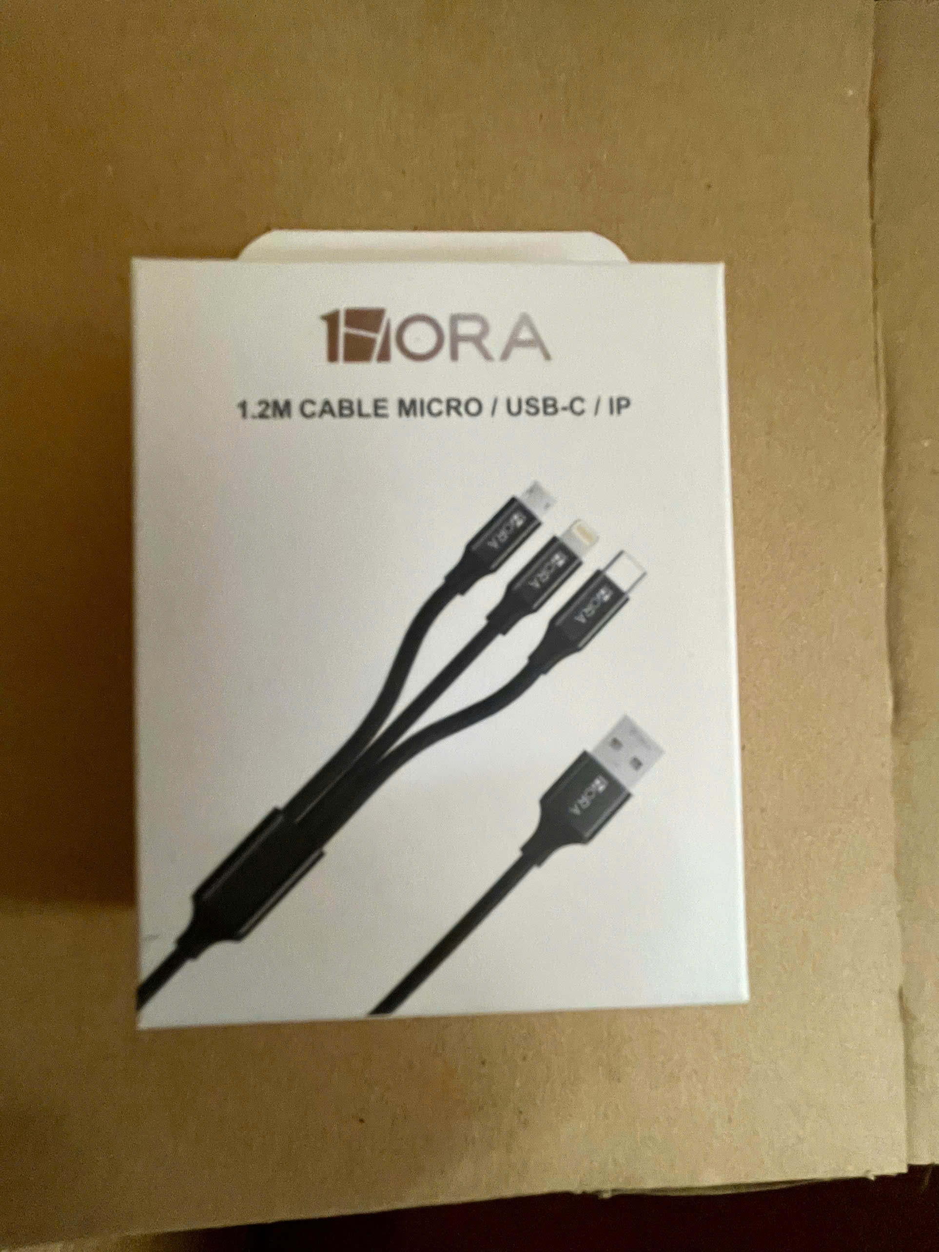Cáp 3 đầu HoRa dài 1.2m
