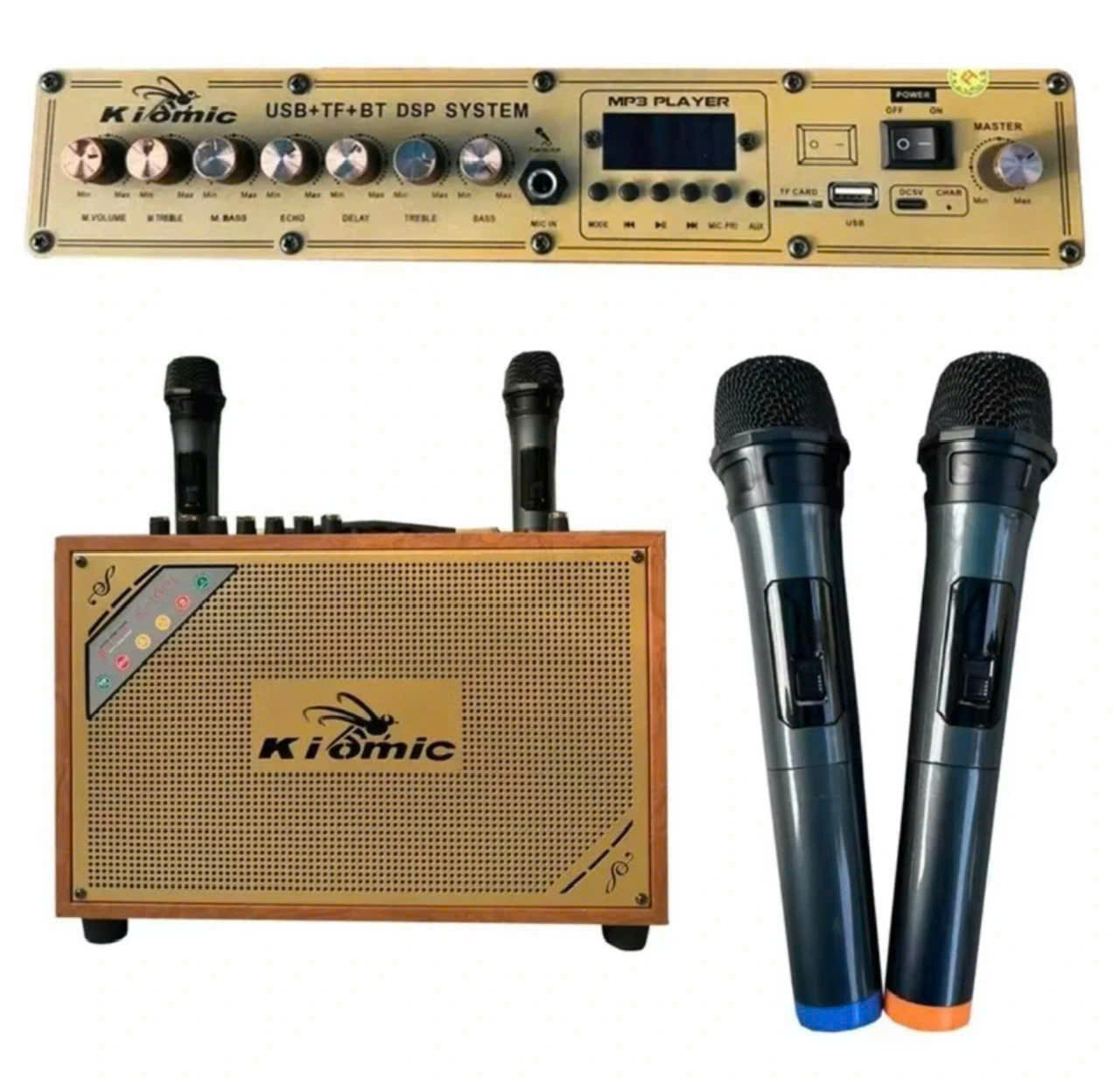 Loa Kiomic K1001, kèm 2 mic không dây