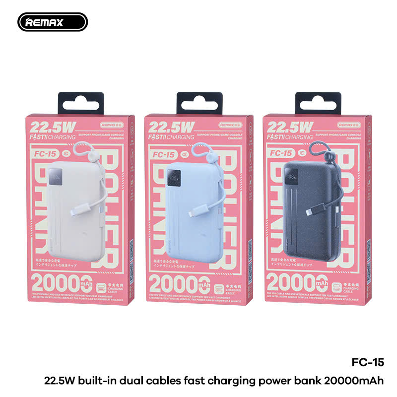 Pin Sạc Dự phòng  22.5W Remax FC-15 20.000mah