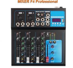 Bàn trộn âm thanh 4 kênh Mixer F4