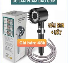 Bộ vòi sen cao cấp kèm dây 1.5m