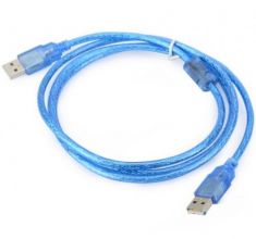 Cáp 2 đầu đực USB 2.0 dây xanh dài 1.5m