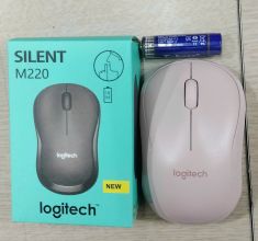 Chuột không dây Logitech M220 , bấm không kêu