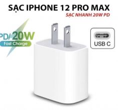 Cóc sạc iphone 12 20W zin new mã G9