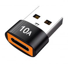 Đầu chuyển Type C đầu cái ra USB 10A