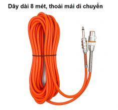 Dây Canon cam xịn cho Micro đầu 6.5 ly dài 8m