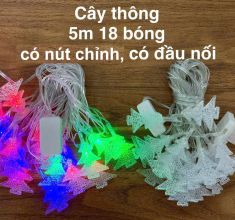 Dây đèn Led chớp kiểu hình cây thông dài 5m