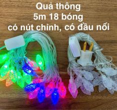 Dây đèn Led chớp kiểu hình trái thông dài 5m