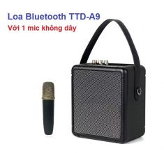 Loa xách tay TTD-A9  kèm 1 mic không dây