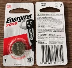 Pin Energizer CR2025 (1 viên)