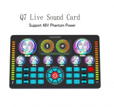 Soundcard hát live Q7 48V có Auto Tune