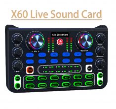 Soundcard hát live X60 có Bluetooth