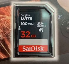Thẻ nhớ SD 32GB Sandisk (dùng cho máy ảnh)