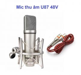 Mic thu âm U87 loại 48V