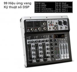 Mixer KP4 99 hiệu ứng vang DSP