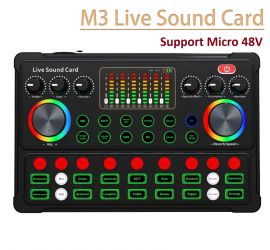 Soundcard hát live M3 48V có Bluetooth